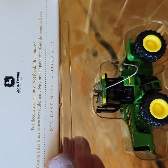 3 pc. Hallmark John Deere Tractor Keepsake Ornaments 2006-2008 - Picture 3 of 7